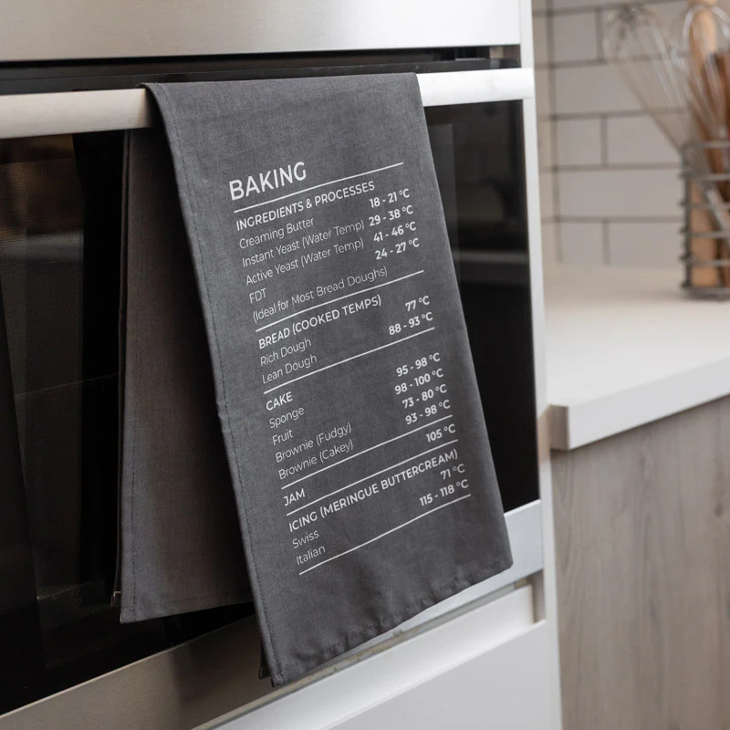 Cooking Temperature Chart Tea Towel - Image 5