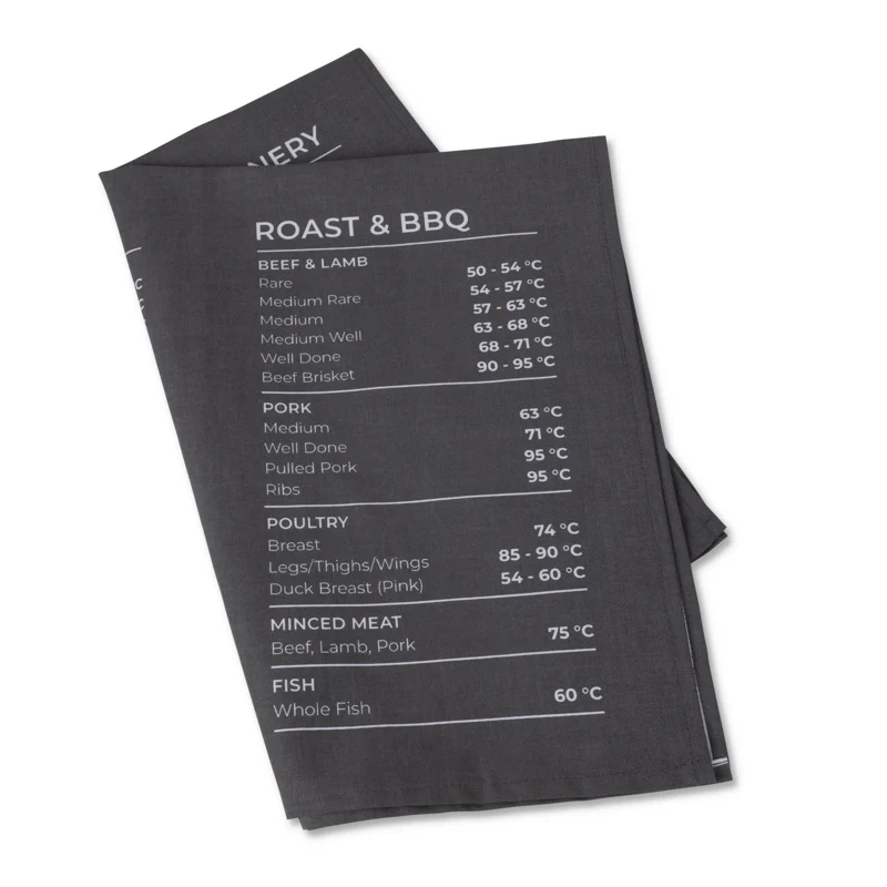 Cooking Temperature Chart Tea Towel - Image 6